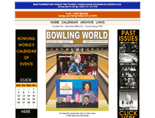 Tablet Screenshot of bowlingworld.com